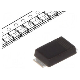 Diodă TVS 600W 11,7V 35,3A Unidirecțională SOD128F | Electronic-mag.ro | Componente Electronice