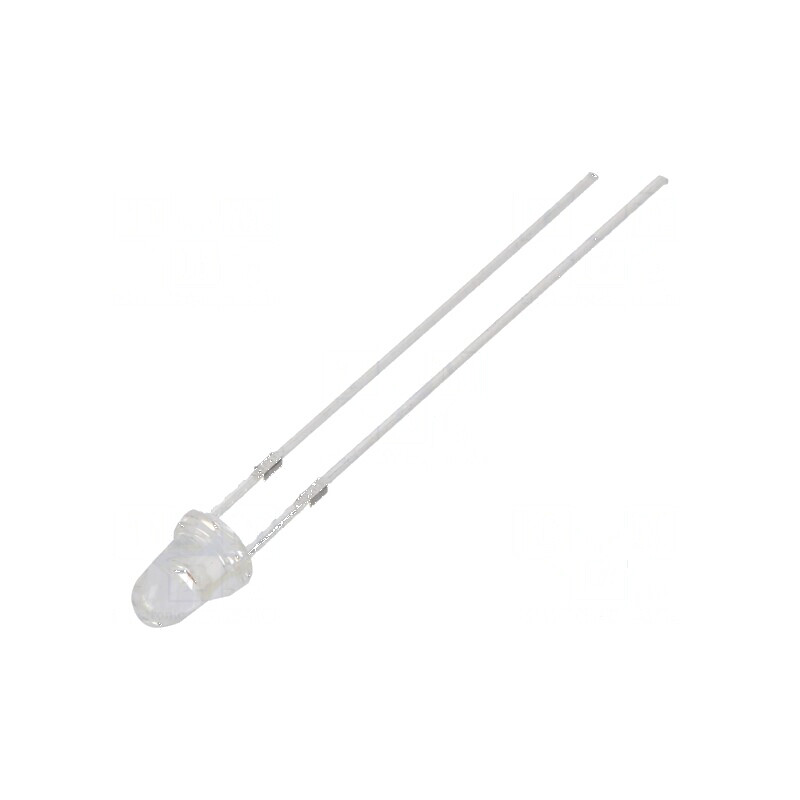 LED 3mm portocalie 18000-22000mcd 15° convex | Electronic-mag.ro | Componente Electronice