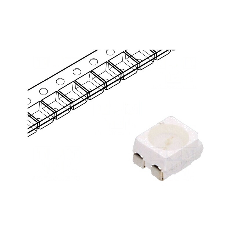 LED SMD 3528 Albastru PLCC4 1560mcd 50mA 3,5x2,8x1,9mm 120° | Electronic-mag.ro | Componente Electronice LED SMD 3528 Albastru PLCC4 1560mcd 50mA 3,5x2,8x1,9mm 120° | Electronic-mag.ro | Componente Electronice
