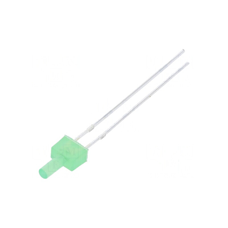 LED 2mm galben-verde 68÷100mcd 90° THT plat | Electronic-mag.ro | Componente Electronice
