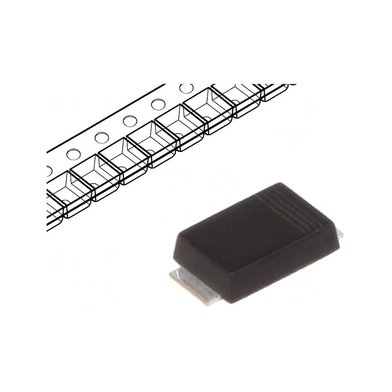 Diodă TVS 600W 25,6V 16,9A SOD128F unidirecțională max. 150°C | Electronic-mag.ro | Componente Electronice