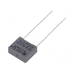 Condensator polipropilenă X2 R46 10nF 125C 13x5x11mm THT | Electronic-mag.ro | Componente Electronice
