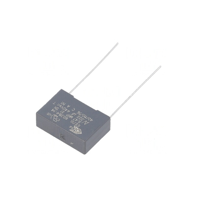 Condensator polipropilenă X1 R47 0,022uF 18x12x6mm THT | Electronic-mag.ro | Componente Electronice