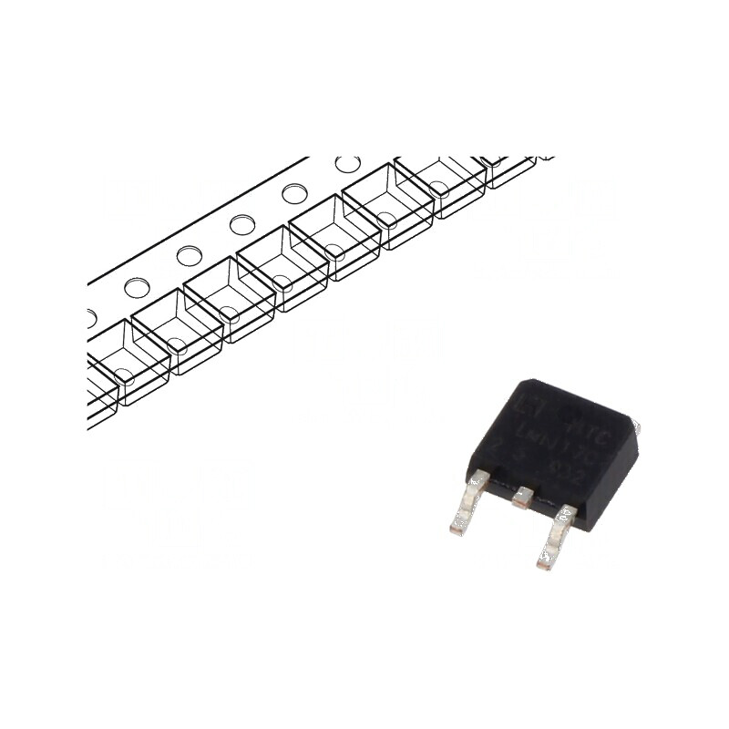 Stabilizator de tensiune LDO nereglabil 2,5V 1A TO252 SMD | Electronic-mag.ro | Componente Electronice