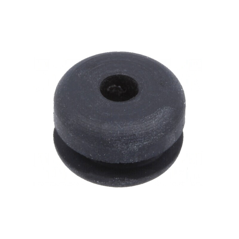 Manșon cauciuc negru 7mm x 3mm -30÷90°C | Electronic-mag.ro | Componente Electronice