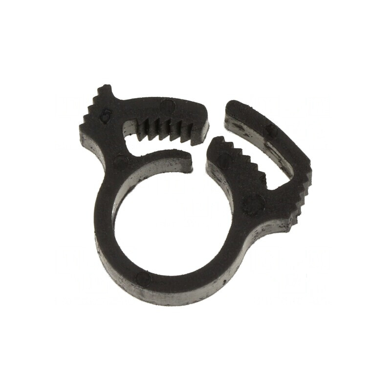 Clipsuri Øbuclă poliamidă neagră 9,3-10,5mm W: 5,9mm UL94HB | Electronic-mag.ro | Componente Electronice