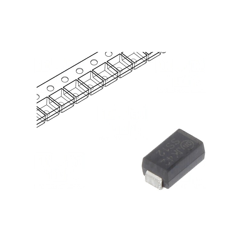 Diodă Schottky SMD 20V 1A SMA pentru redresare - 1,1W | Electronic-mag.ro | Componente Electronice