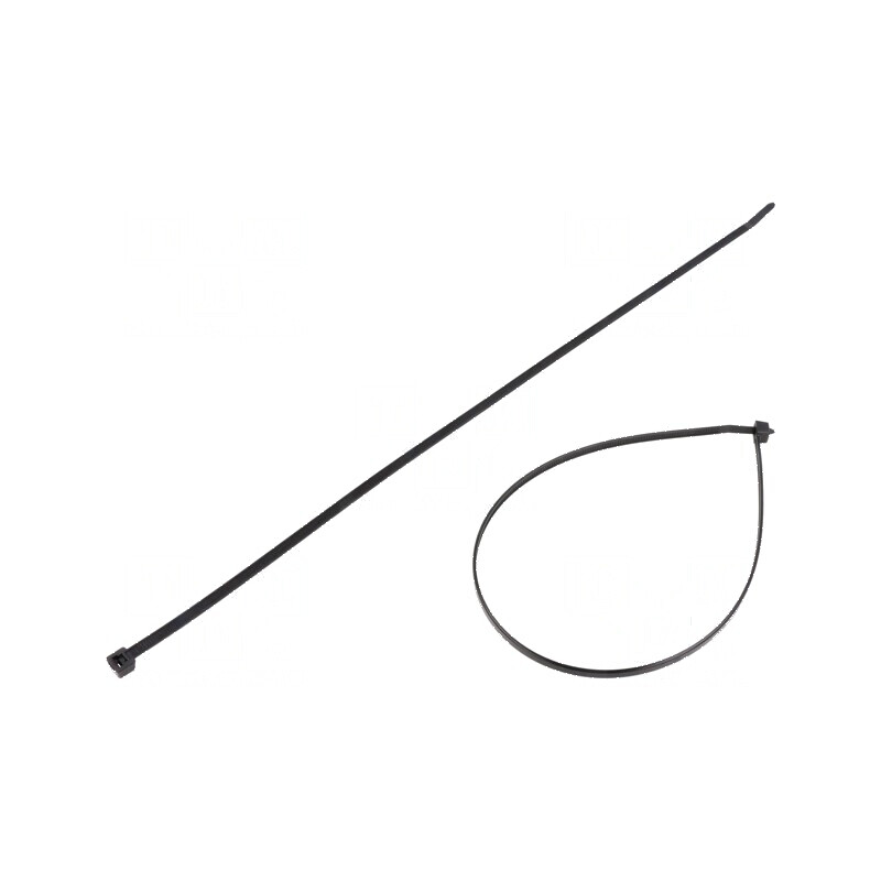 Colier de strângere poliamidă 390mm 4,6mm 225N negru | Electronic-mag.ro | Componente Electronice