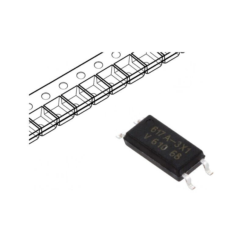 Optocuplor SMD 5kV 80V SOP4L | Electronic-mag.ro | Componente Electronice
