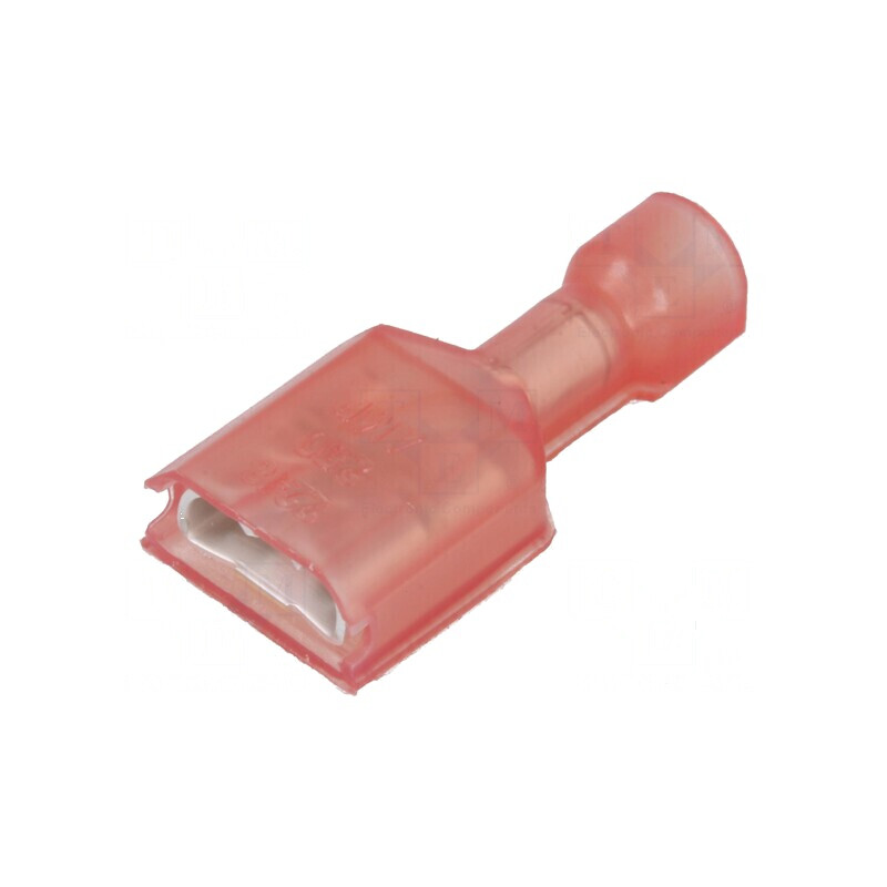 Terminal plat 6,3mm mamă 0,3÷0,9mm2 crimpat pe cablu | Electronic-mag.ro | Componente Electronice