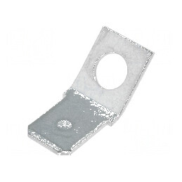 Terminal plat 6,35mm tată unghi 45° Ø 4,3mm 0,8mm | Electronic-mag.ro | Componente Electronice