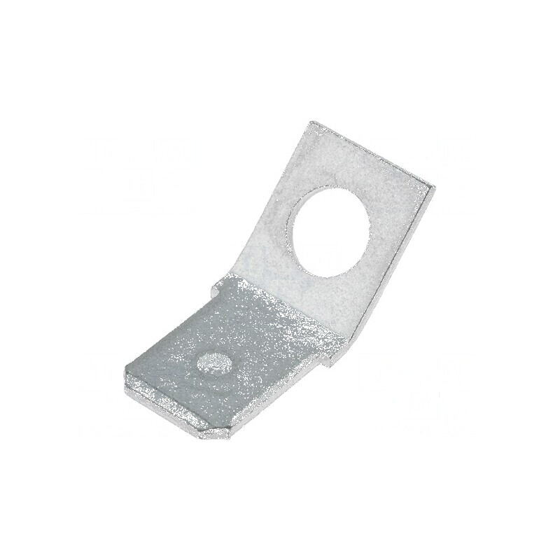 Terminal plat 6,35mm tată unghi 45° Ø 4,3mm 0,8mm | Electronic-mag.ro | Componente Electronice