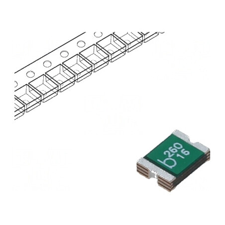 Siguranţă polimerică PTC 2,6A Imax 100A 0ZCG 1812 | Electronic-mag.ro | Componente Electronice
