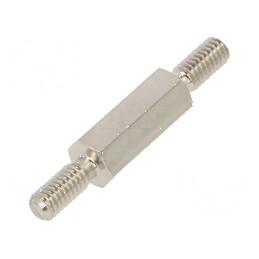 Piuliță distanțieră filetată 10mm M2,5 hexagonală | Electronic-mag.ro | Componente Electronice