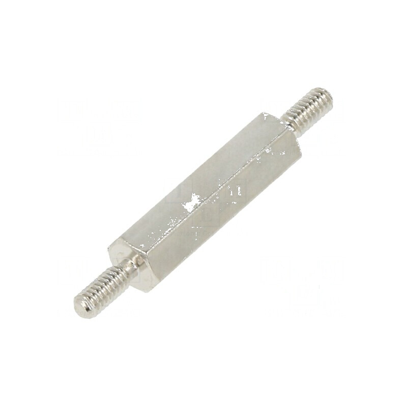 Piuliță distanțieră filetată 15mm M2 hexagonală | Electronic-mag.ro | Componente Electronice