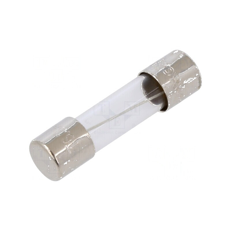 Siguranţă cilindrică întârziere 6,3A 250VAC din sticlă | Electronic-mag.ro | Componente Electronice