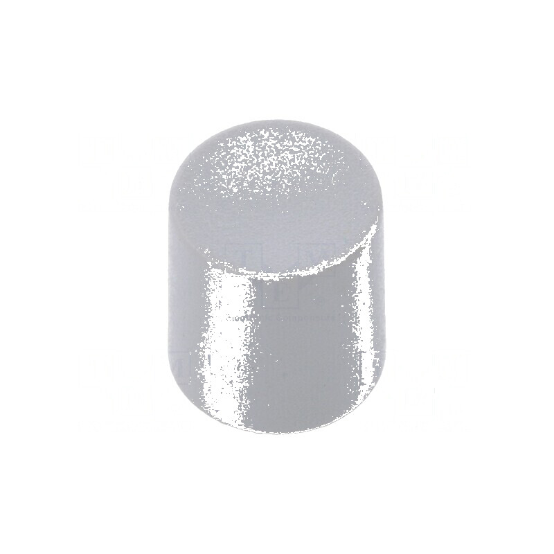 Buton rotativ glisor gri Ø8,2x8,9mm din poliamidă | Electronic-mag.ro | Componente Electronice