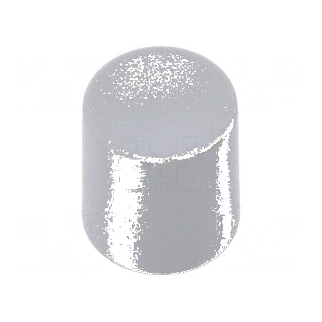 Buton rotativ glisor gri Ø8,2x8,9mm din poliamidă | Electronic-mag.ro | Componente Electronice
