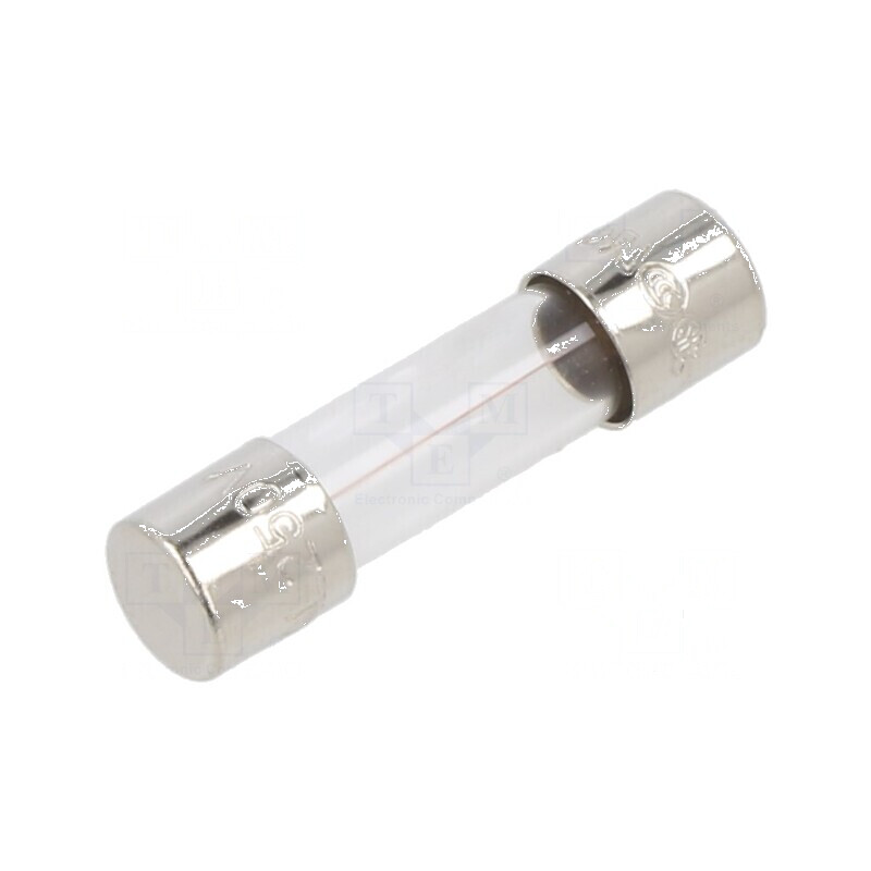 Siguranţă întârziere 800mA 250VAC 5x20mm alamă | Electronic-mag.ro | Componente Electronice