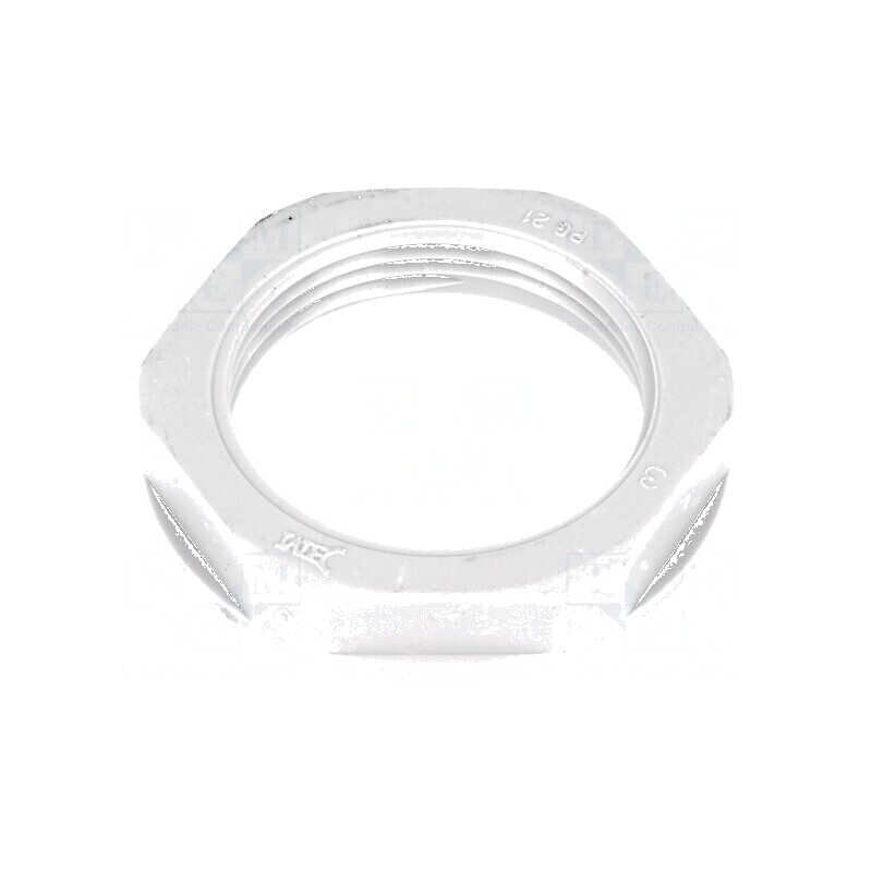 Piuliță PG21 poliamidă 36mm gri | Electronic-mag.ro | Componente Electronice