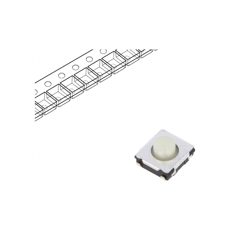 Microîntrerupător TACT SPST 0,02A/15VDC SMT Poz: 2 | Electronic-mag.ro | Componente Electronice