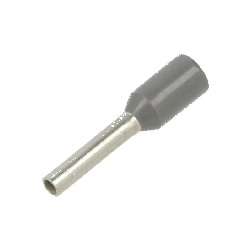 Vârf tub de capăt izolată cupru 0,5mm² 8mm cositorit albă | Electronic-mag.ro | Componente Electronice
