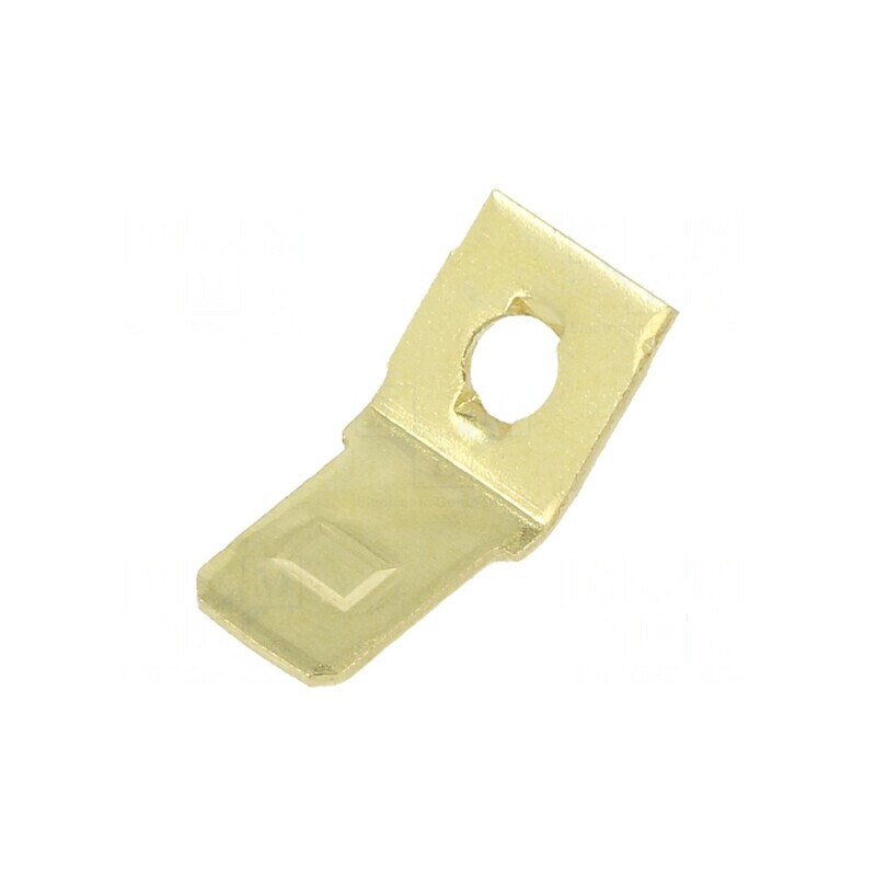 Terminal plat 6,4mm 0,8mm tată M3 alamă | Electronic-mag.ro | Componente Electronice