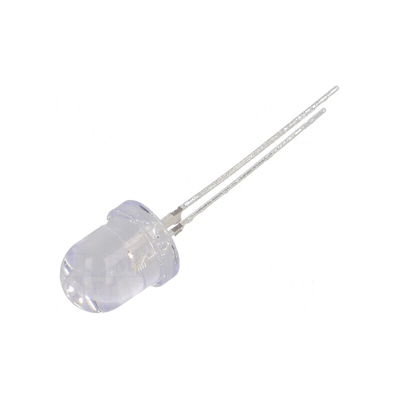 LED 8mm roșie 35000-40000mcd 30° convex | Electronic-mag.ro | Componente Electronice