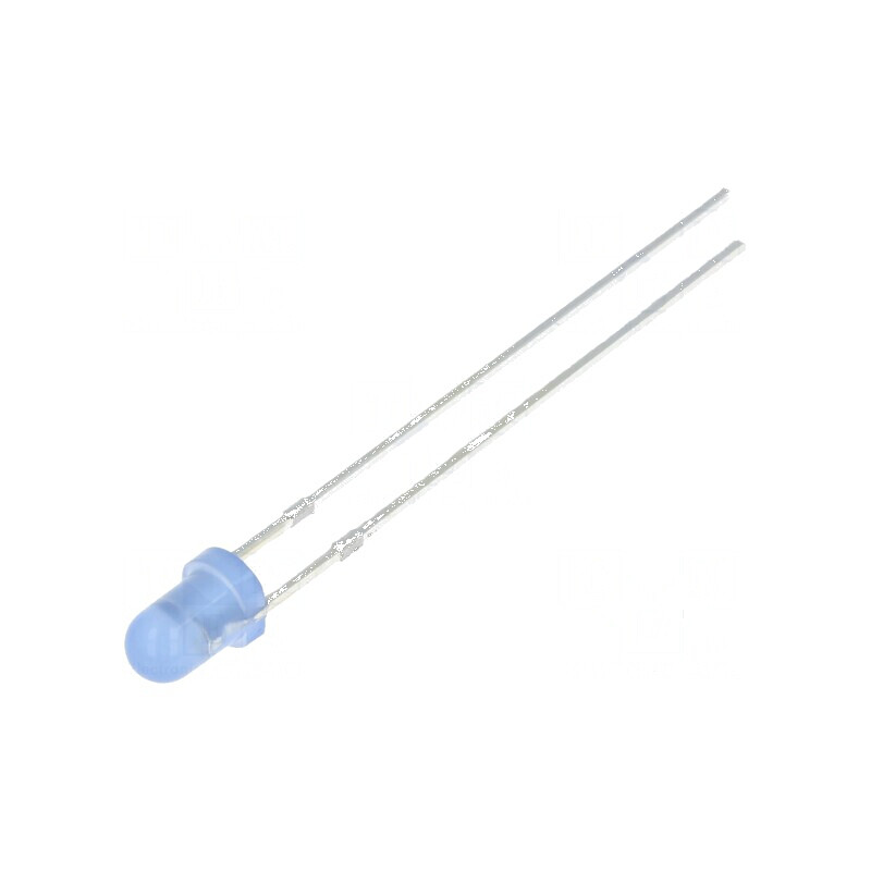 LED 3mm Albastru Clipire 330-500mcd 60° 20mA | Electronic-mag.ro | Componente Electronice