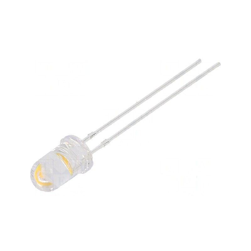 LED 5mm Alb Cald 80000-90000mcd 15° Convex | Electronic-mag.ro | Componente Electronice
