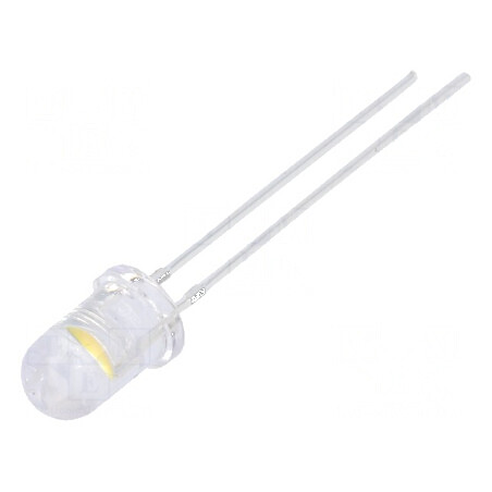 LED 5mm Alb Cald 22000-25000mcd 60° Convex | Electronic-mag.ro | Componente Electronice