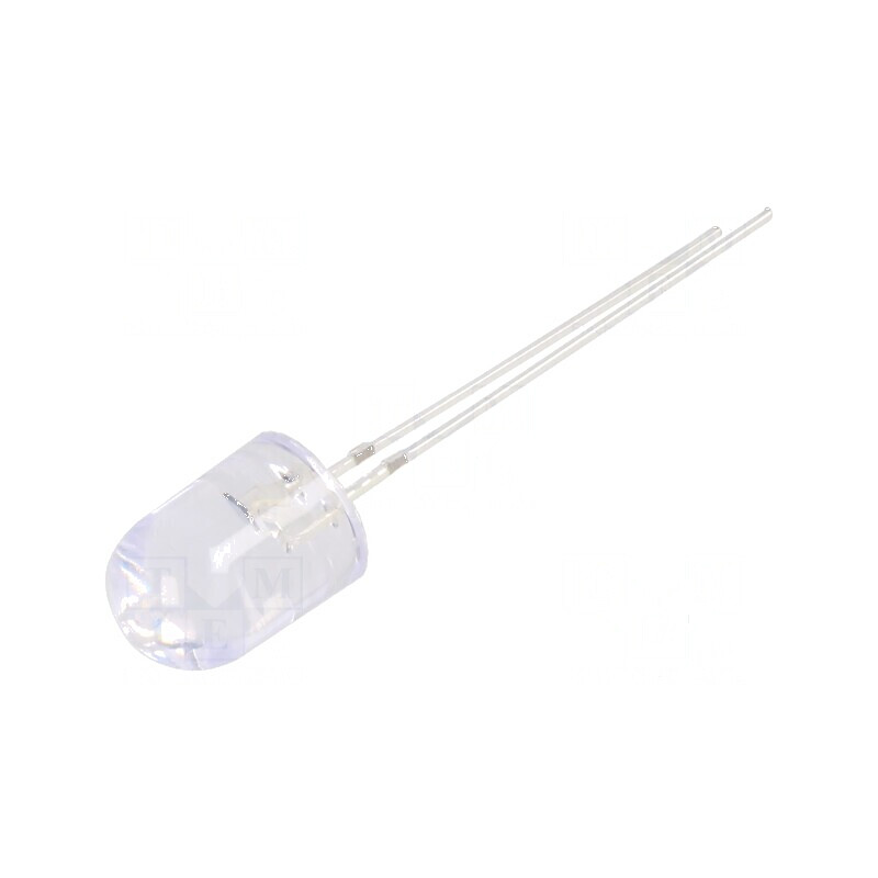 LED CR 8mm roșie 7000mcd 30° convex | Electronic-mag.ro | Componente Electronice