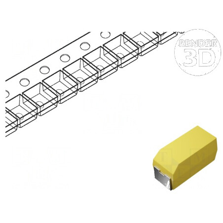 Condensator Tantal 47uF 6.3VDC SMD A1206 -55° până la 125°C T491 | Electronic-mag.ro | Componente Electronice