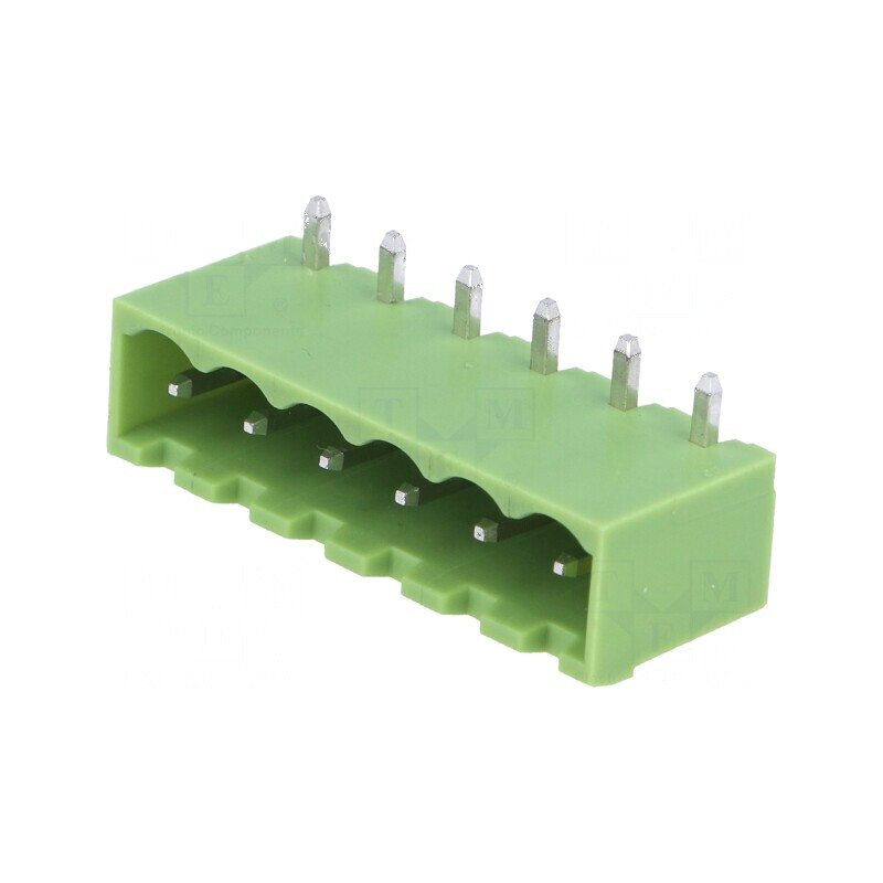 Regletă de conexiuni deconectabilă 5mm, 6 piste | Electronic-mag.ro | Componente Electronice