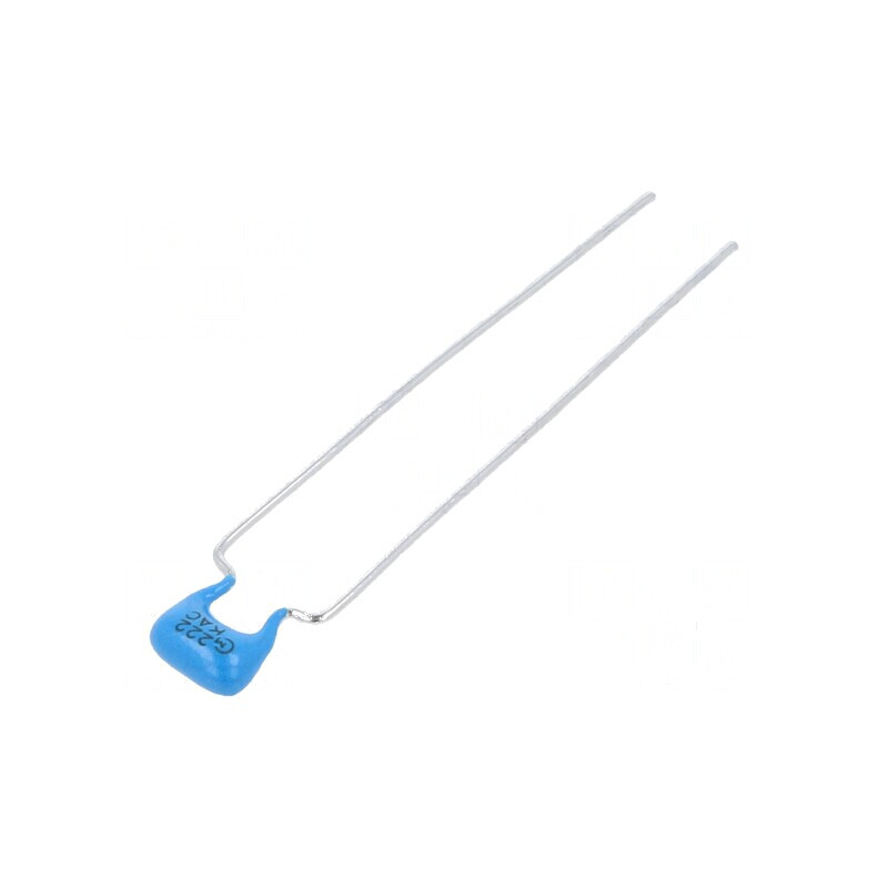 Condensator ceramic 2,2nF 1kV X7R ±10% THT 5mm | Electronic-mag.ro | Componente Electronice