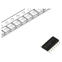 Buffer digital IC 4 canale SMD SO14 74LV cu 3 stări | Electronic-mag.ro | Componente Electronice