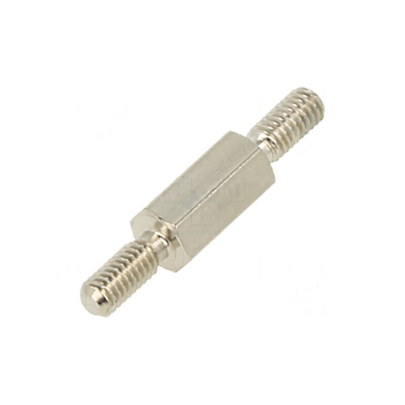 Piuliță distanțieră filetată 8mm M2,5 hexagonală | Electronic-mag.ro | Componente Electronice