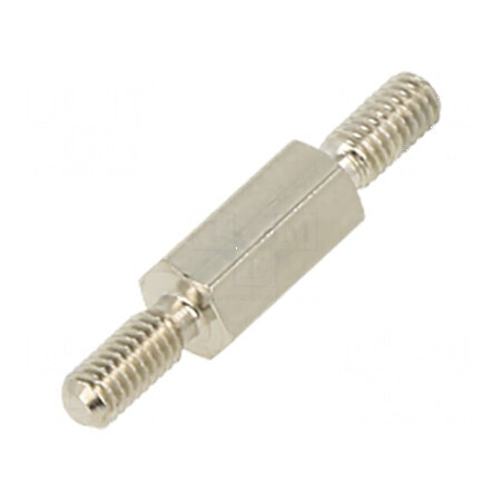 Piuliță distanțieră filetată 8mm M2,5 hexagonală | Electronic-mag.ro | Componente Electronice