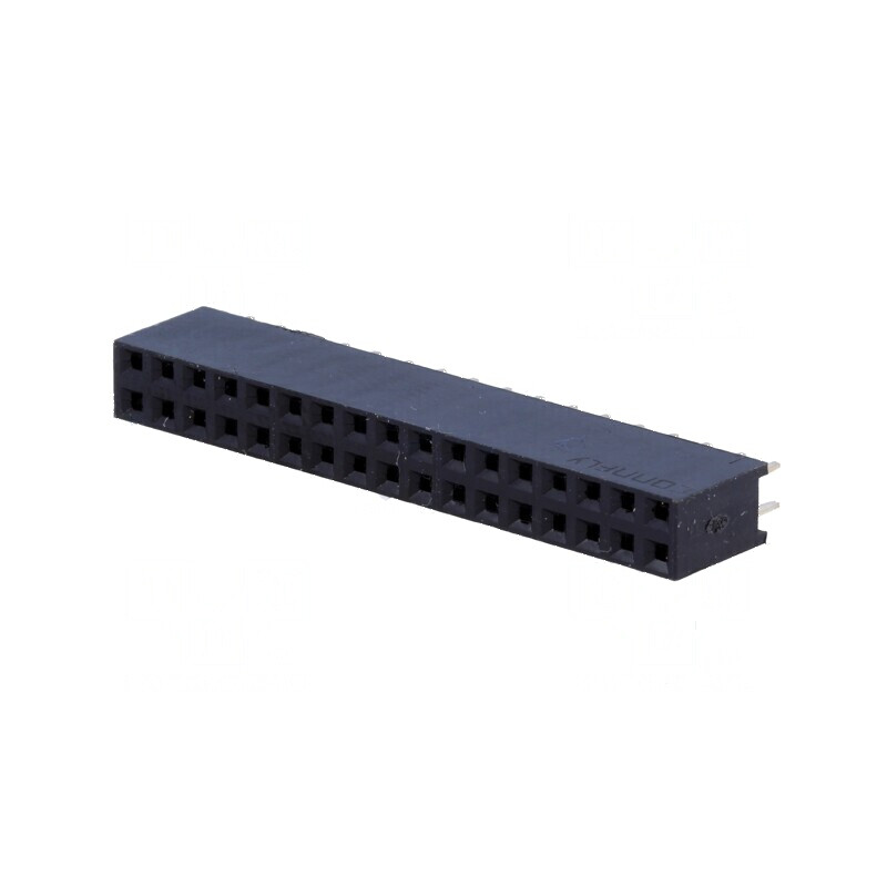 Conector şiruri pini soclu mamă PIN 34 drept 2,54mm THT 2x17 | Electronic-mag.ro | Componente Electronice