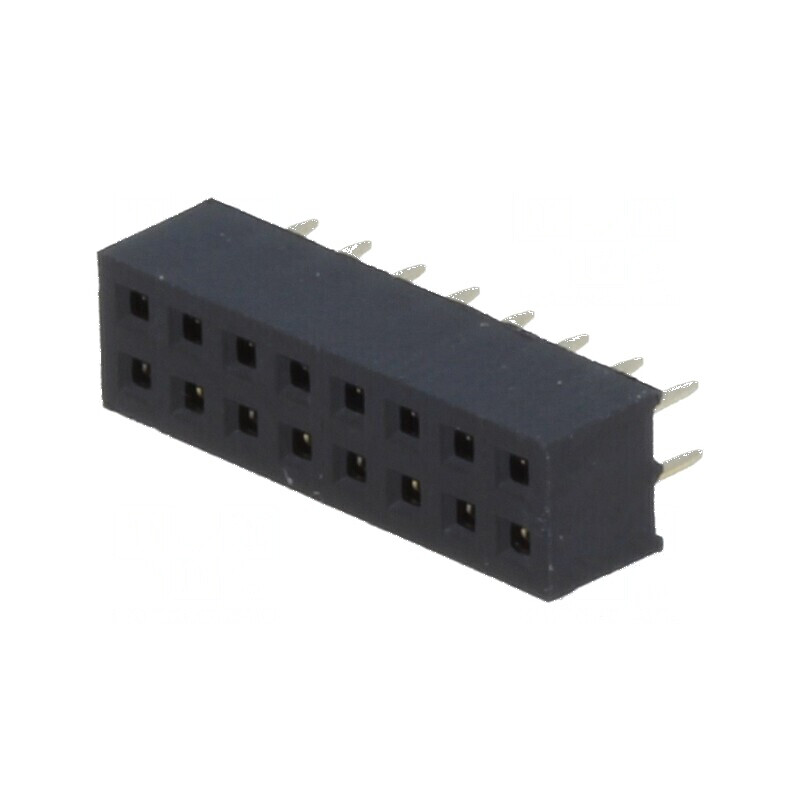 Conector şiruri pini soclu mamă 16 PIN 2mm THT 2x8 | Electronic-mag.ro | Componente Electronice