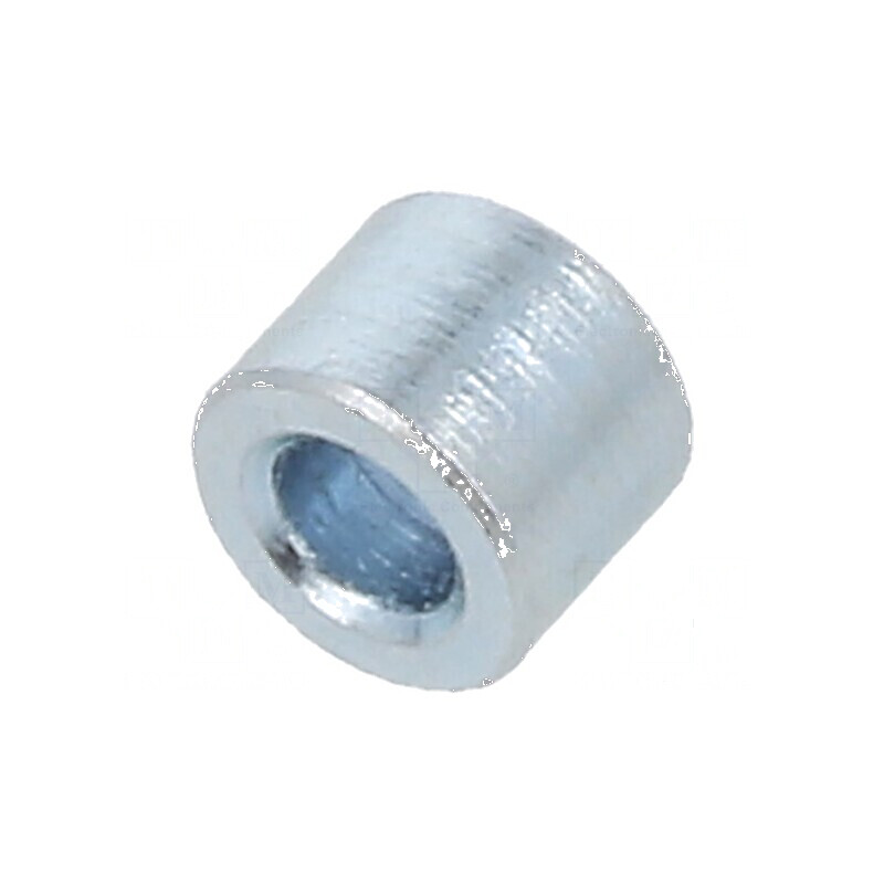 Manșon distanțier cilindric oțel zinc 3mm, Diam.ext: 4mm | Electronic-mag.ro | Componente Electronice