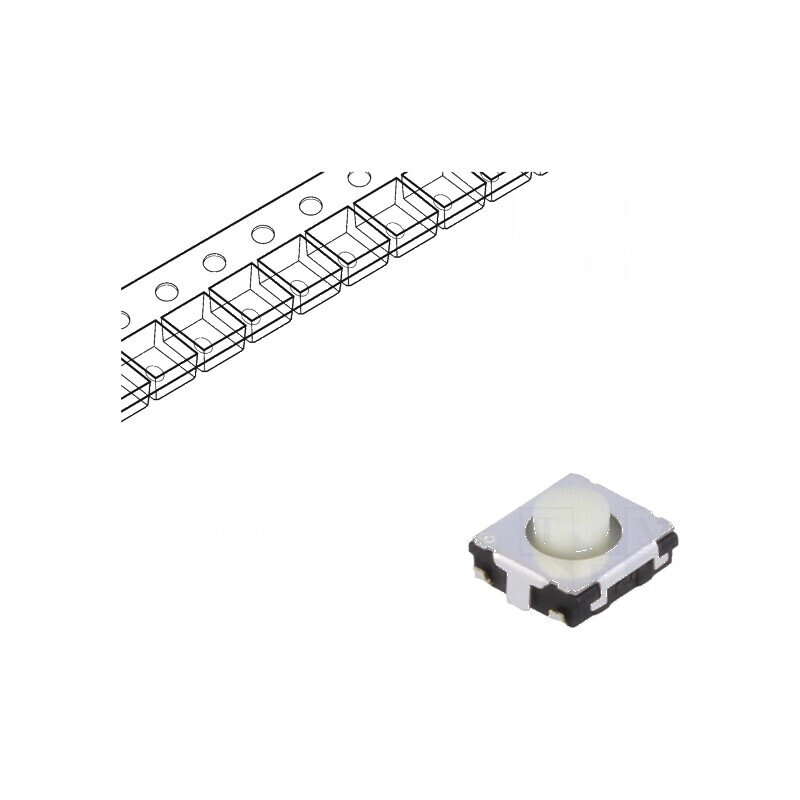 Microîntrerupător TACT SPST 0,02A/15VDC SMT Poz: 2 | Electronic-mag.ro | Componente Electronice Microîntrerupător TACT SPST 0,02A/15VDC SMT Poz: 2 | Electronic-mag.ro | Componente Electronice