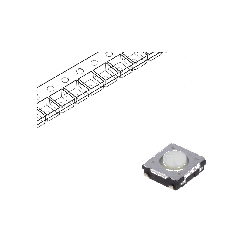Microîntrerupător TACT SPST 0,02A/15VDC SMT Poz: 2 | Electronic-mag.ro | Componente Electronice