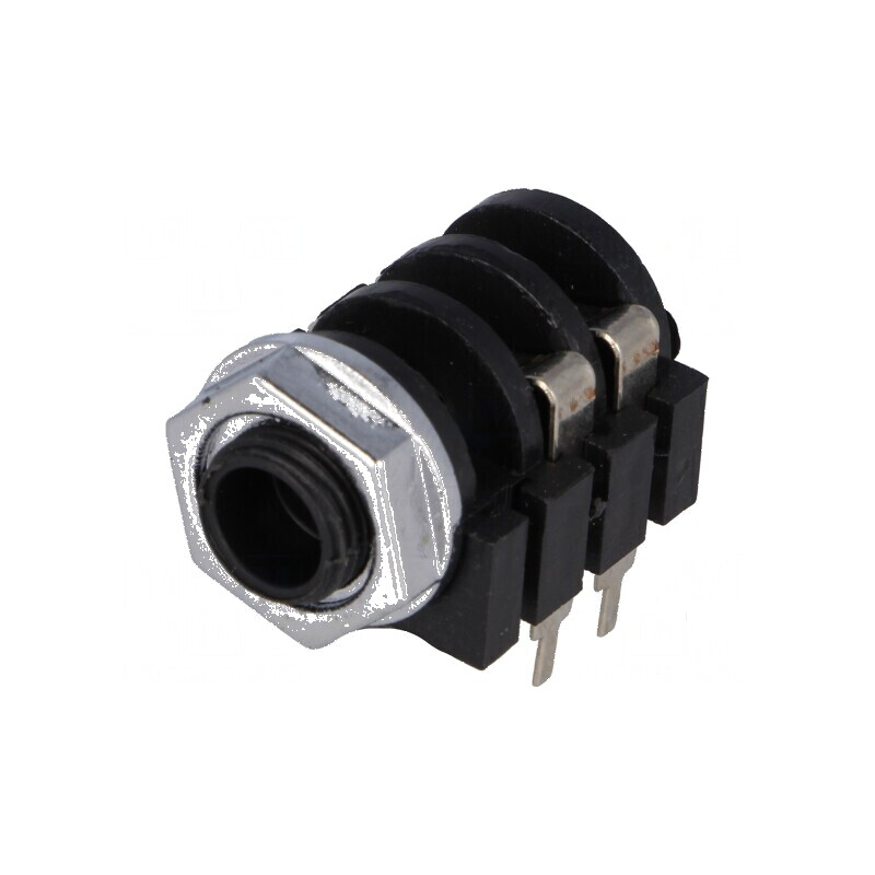 Conector Jack 6,3mm Soclu Mamă Mono THT 2 Piste | Electronic-mag.ro | Componente Electronice
