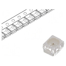 LED SMD 3528 galben 20mA 590nm 120° | Electronic-mag.ro | Componente Electronice