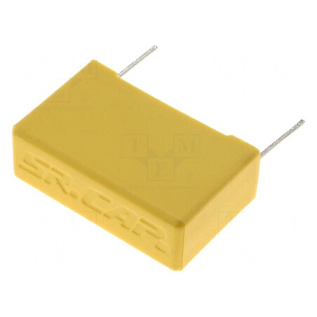 Condensator poliester 1uF 400VDC 15mm ±10% 18x10x15mm | Electronic-mag.ro | Componente Electronice