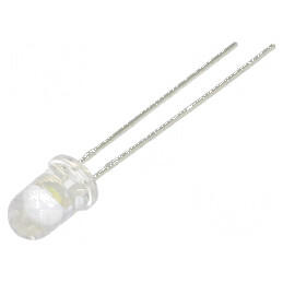 LED 5mm Alb Rece 15800mcd 20° Convex | Electronic-mag.ro | Componente Electronice