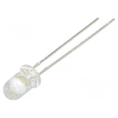 LED 5mm Alb Rece 15800mcd 20° Convex | Electronic-mag.ro | Componente Electronice