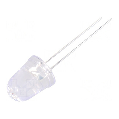 LED 10mm Galben Convex 8° Nr. term: 2 -30÷85°C | Electronic-mag.ro | Componente Electronice
