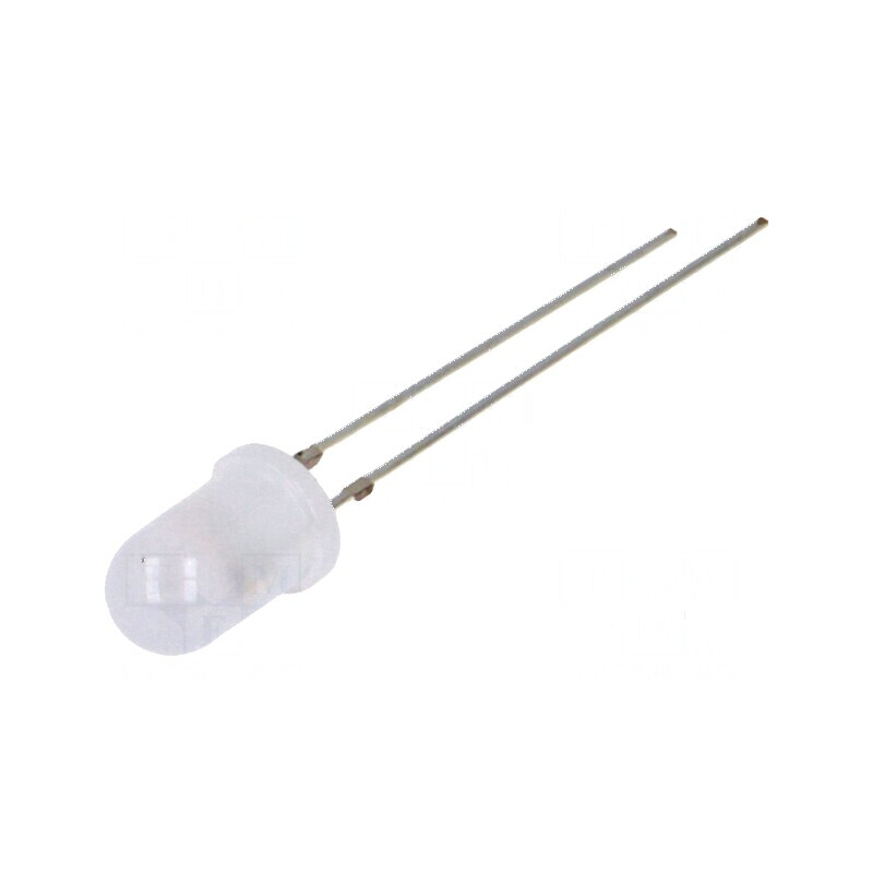 LED 5mm roșu/albastru bicolor cu clipire 30°, 20mA, Nr.term: 2 | Electronic-mag.ro | Componente Electronice